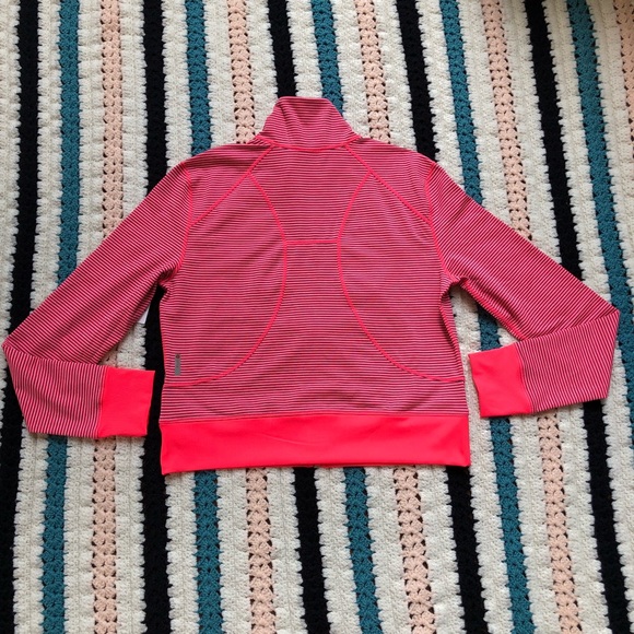 Zella 'On Point' Crop Active Jacket Bright Coral - Picture 8 of 8